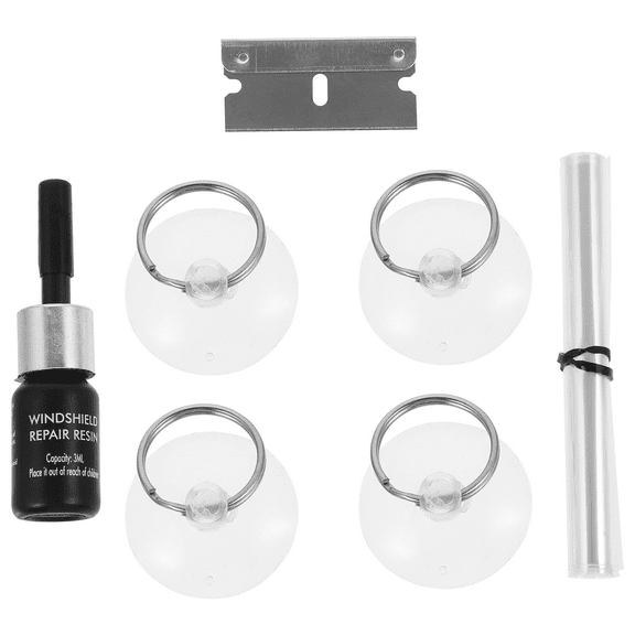 Pretyzoom Windshield Repair Kit Assorted Color ABS Rubber Steel Car Use