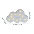 thumbnail image 3 of Independence Day Cloud Prop Light, LED Cloud Table Lamp, Battery Powered Decorative Lighting, Wedding Holiday Party Decor, Blue Ambient Lamp, 3 of 6