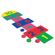 Creativity Street, PAC4384, Wonderfoam Hop Scotch Foam Mat, 1 Each, Assorted