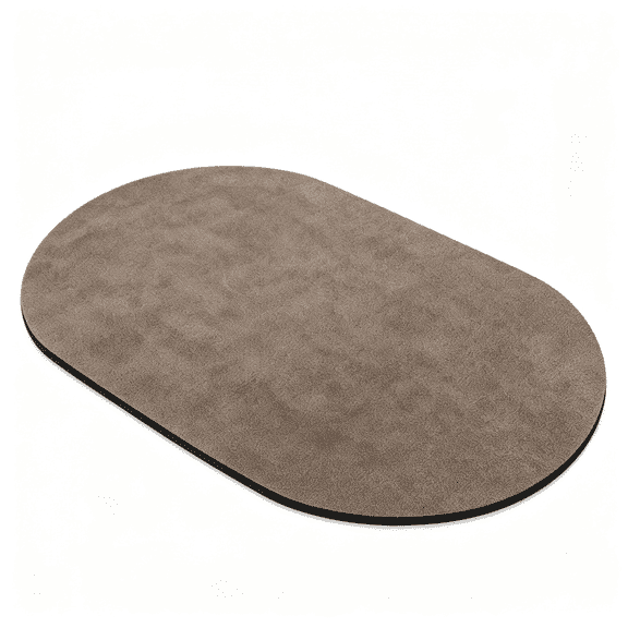 Omlopp Absorbent Dog Food Mat for Food and Water Bowl, Quick Dry Pet Dish Mat, No Stains and Easy Clean Cat Rug for Messy Drinkers
