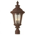 thumbnail image 2 of Bel Air Saddle Rock Outdoor Post Lantern - 24H in., 2 of 2