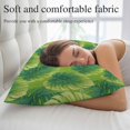 thumbnail image 5 of Tropical Palm Tree Throw Pillow Cover 24 x 36 Inch Decorative Pillow Cover Green Leaves Summer Coastal Plants Lumbar Pillowcase Seasonal Rectangle Cushion Case for Couch Sofa Bed Living Room, 5 of 9