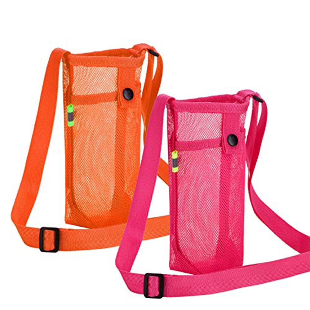 Fovolat Water Bottle HolderNylon Mesh Water Bottle CarrierWater