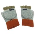 thumbnail image 2 of Dress Choice Cartoon Convertible Flip Top Gloves Winter Knit Fingerless Soft Warm Gloves for Women Girls, 2 of 8