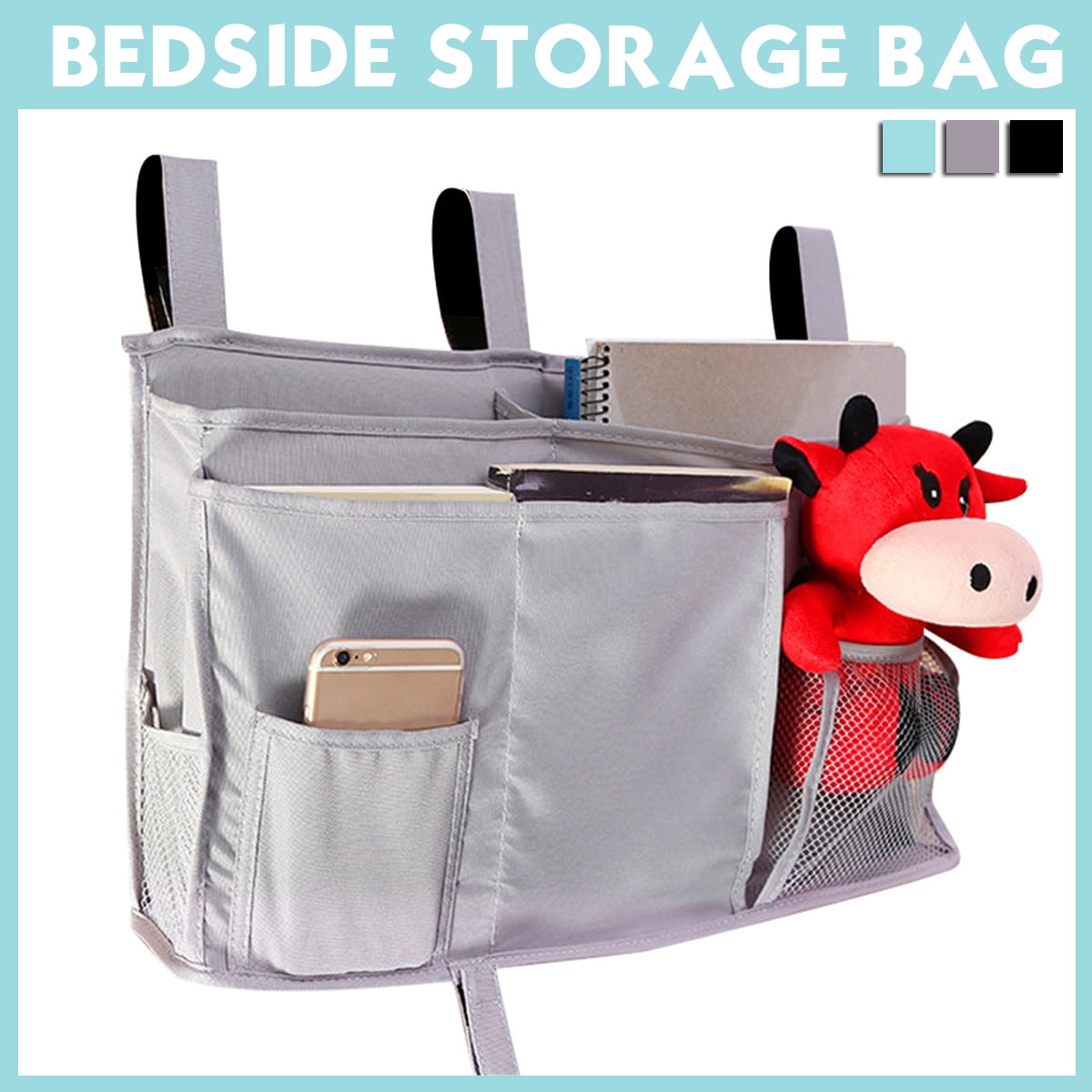 Bedside Storage Organizer 8 Pockets Hanging Storage Bag Organizer