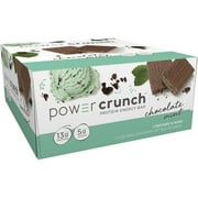 Power Crunch ORIGINAL Protein Energy Bar Chocolate Mint, 1.4 oz, 12 count