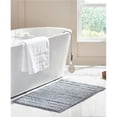 thumbnail image 1 of Olivia Gray RGE08184 17 x 24 in. Erin Cotton Bath Rug, Silver, 1 of 1