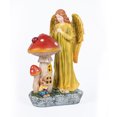 thumbnail image 1 of Estatuas de ángeles solares de resina de 29 cm con luz solar, 1 of 3