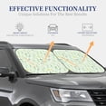 thumbnail image 2 of Lsque Wildflower Watercolor 5 2 PCS Windshield Sun Shade | CarFoldable Window Covers | Car Accessories Reflect UV for Universal Cars SUV Truck | Medium, 2 of 7