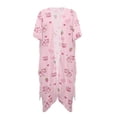 thumbnail image 4 of DISNIMO Cow Strawberry Heart Print Women Casual Swimsuit Cover Ups Long Kimono Cardigan Swimwear Coverup Summer Beach Hawaii Bathing Suit Cover up, 4 of 6