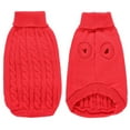thumbnail image 3 of Coloody Pet Dog Solid color Sweater Autumn and Winter Dog Clothes, 3 of 6