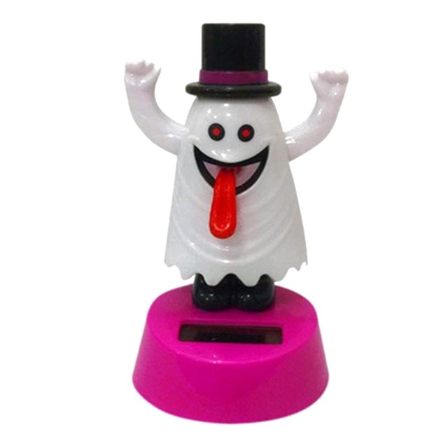 Matsuzay Decoración de dibujos animados de coche de escritorio de oficina de juguete de muñeca de calabaza de Halloween de baile con energía Solar Type9 NO9 Matsuzay JJ25640-01B