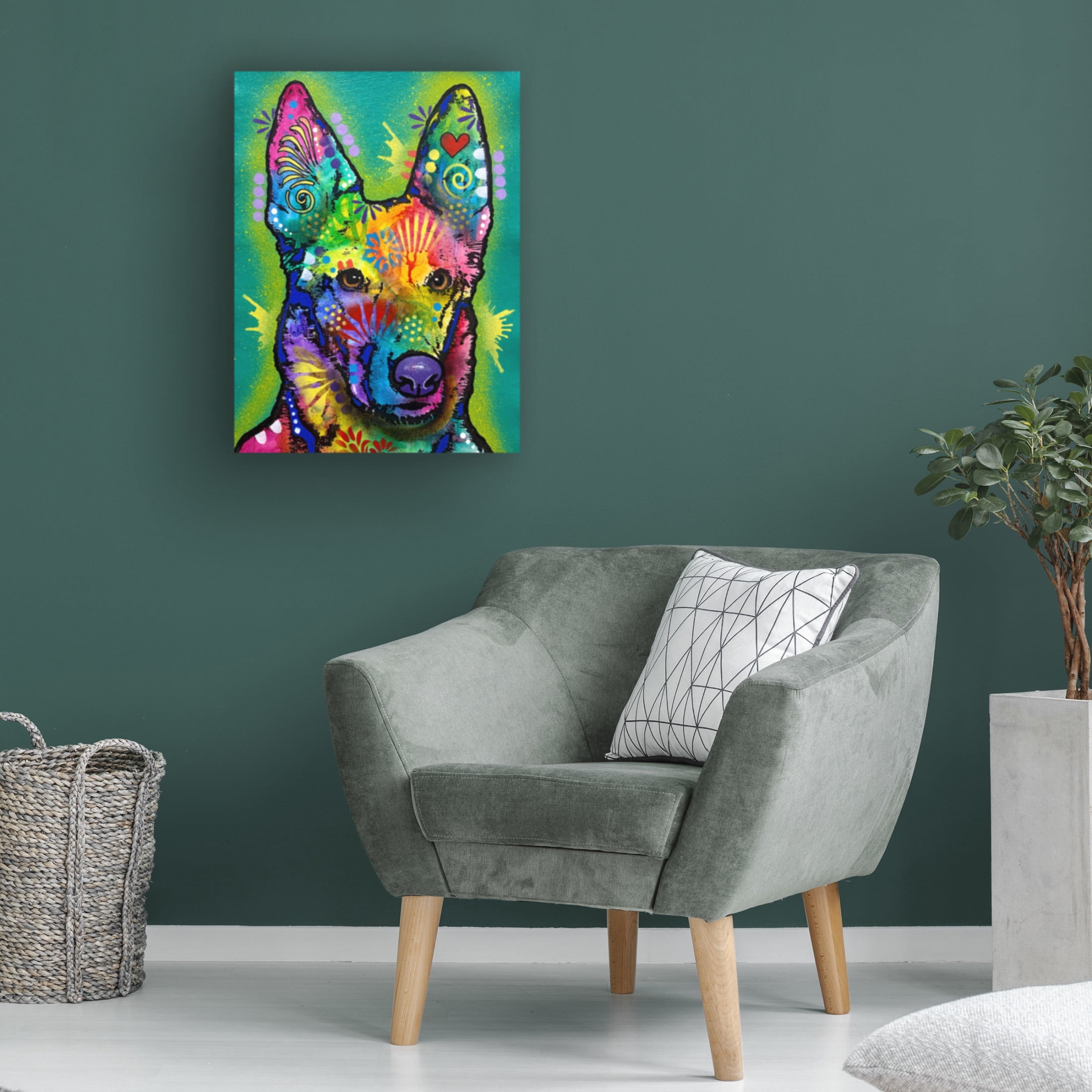 Canvas Wall Art - Dean Russo 'I See What You Did There' Wall Art for Living Room, Bedroom, or Office Décor by Trademark Fine Art - 14 x 19 Inches