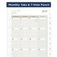 thumbnail image 3 of AT-A-GLANCE 2023 RY Monthly Planner Refill, Loose-Leaf, Desk Size, 5 1/2" x 8 1/2", 3 of 6