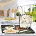thumbnail image 5 of Butterfly Dish Drying Mat, Absorbent Microfiber Pad Protector For Kitchen Counter Top Mat Dish Drainboard 16x18in, 5 of 7