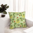 thumbnail image 6 of Yiaed Cute Dinosaurs Cartoon Print Pillow Covers Super Soft Decorative Square Throw Pillow Covers Case Cushion Covers for Sofa Couch Bedroom Car Decor（No pillow core）-22"x22", 6 of 7