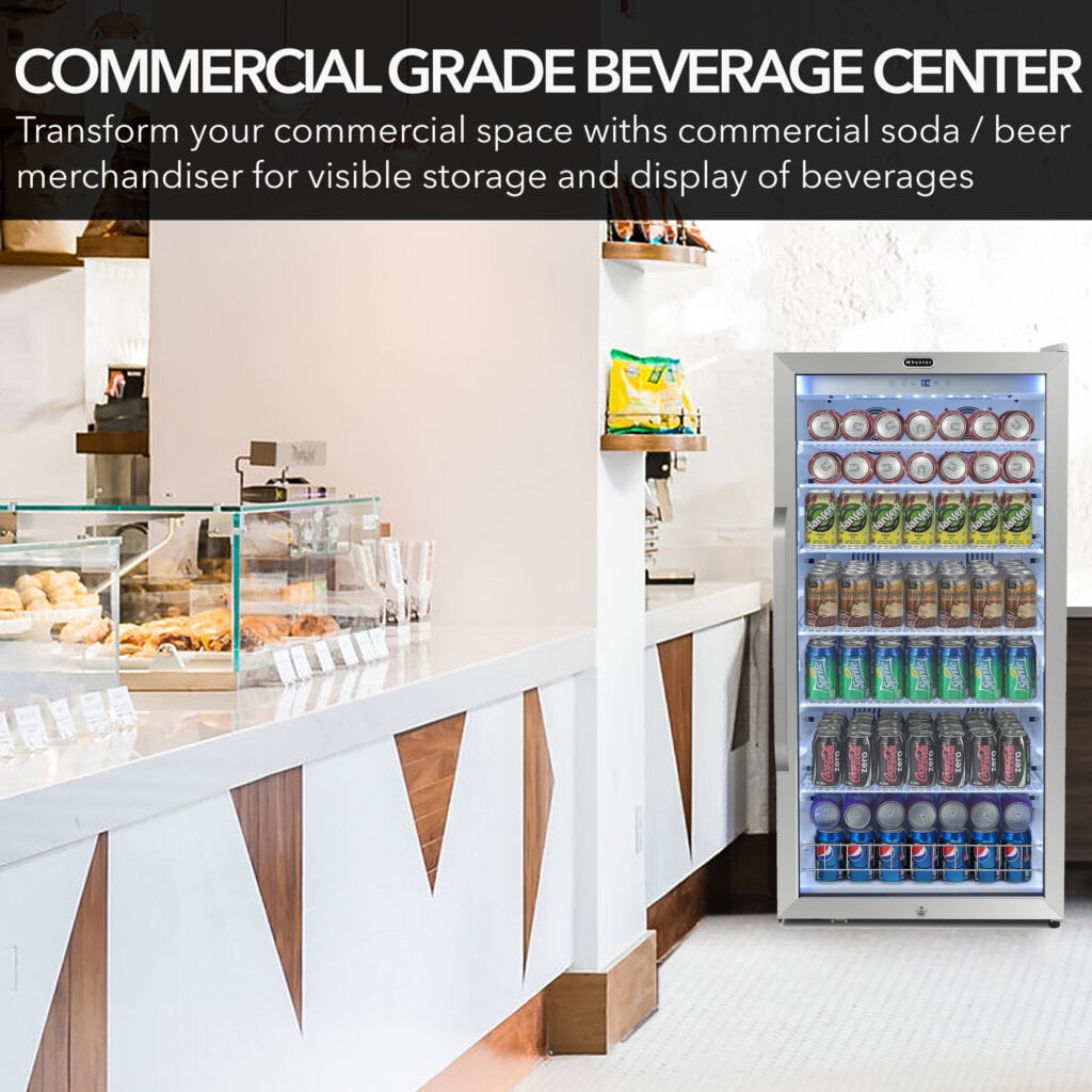 Whynter 10.6 cu ft Stainless Steel Commercial Beverage Fridge