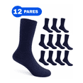 thumbnail image 1 of Fruit of the Loom Calcetin para Niño, Talla Grande, Color Marino, 12 Pares, 1 of 7