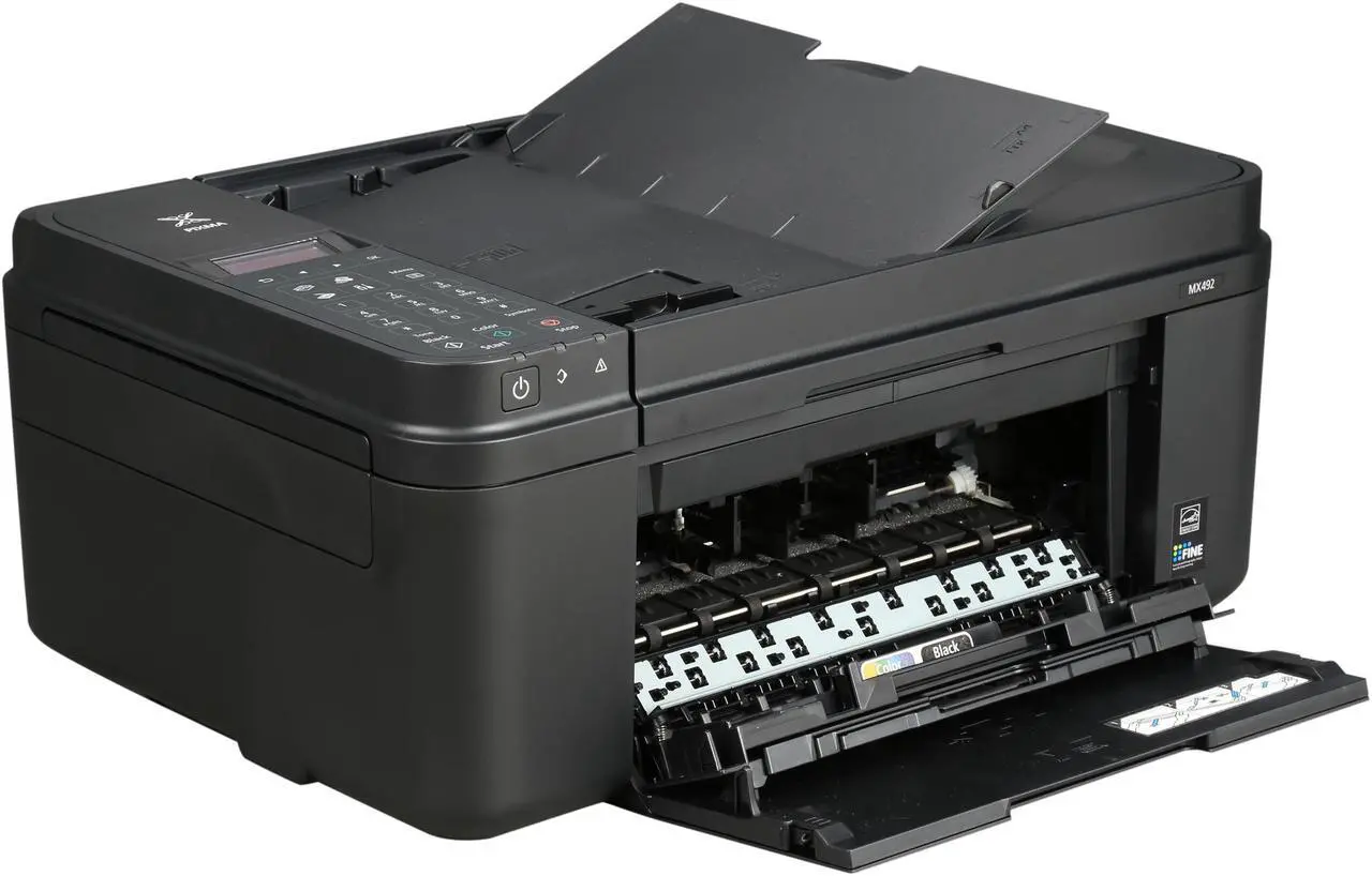 Canon PIXMA MX492 Black Wireless All-In-One Inkjet Printer – Print, Copy, Scan, Fax, Wi-Fi, Compact Design