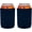 Navy, variant on Blank Neoprene Full Bottom Can Coolie (2 Pack, Purple)