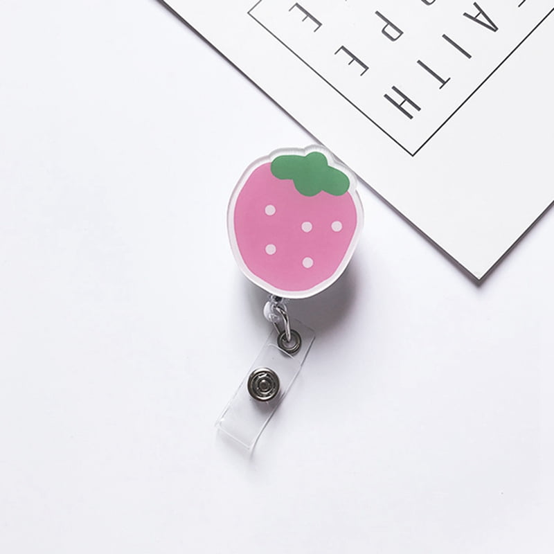 Believe Pink Ribbon WigsPedia Retractable Name ID Badge Holder Reel/ID Badge Holder Pin Back Believe Pink Ribbon WigsPedia Retractable Name ID Badge Holder Reel/ID Badge Holder Pin Back
