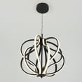 thumbnail image 3 of Artika Meridian Modern LED Pendant Light Fixture, Black, 3 of 5