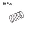 thumbnail image 2 of Unique Bargains Compressed Spring,3mm OD, 0.3mm Wire Size, 2mm Compressed Length, 5mm Free Length,2.6N Load Capacity,Gray,10 pcs, 2 of 4