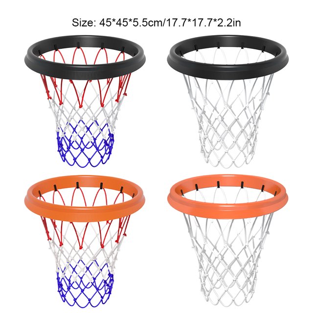 VONKY Portable Basketball Net Frame With Universal Compatibility Quick And Easy Setup 1.Innovative Black Colored Net