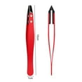 thumbnail image 5 of GROFRY Eyebrow Tweezer Compact Size Reusable High Precision Rustproof Slant Tip Design Stainless Steel Eyebrow Clip Hair Removal Tweezer Makeup Tool for Women,Red, 5 of 7