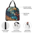thumbnail image 4 of Disketp Stained Glass Eagle USA Bolsa Térmica para Almuerzo para Hombre y Mujer, Ideal para Trabajo, Senderismo y Picnic, 4 of 8