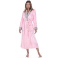 thumbnail image 1 of White Mark Women's Super Soft Lounge Robe, 1 of 6
