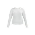 thumbnail image 5 of No Boundaries Ribbed Crewneck Tee with Long Sleeves, Women's Plus, Sizes 1X-4X, 5 of 5