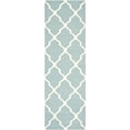 thumbnail image 1 of Safavieh Dhurries Light Blue & Ivory Area Rug, 1 of 4