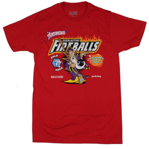 Hearthstone Mens T-Shirt - Antonidas' Fireballs Box Image (Small)