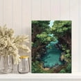 thumbnail image 2 of Lush Forest River Canyon Canvas Print, Perfect Wall Art for Living Room Bedroom Dining Room Office Hotel Lobby Home, 2 of 8