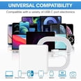 thumbnail image 3 of 118W USB C Charger Power Adapter Compatible with MacBook Pro 16, 15, 14, 13 Inch, MacBook Air 13 Inch, iPad Pro and All USB C Device, 6.7ft USB C to C Cable, 3 of 5