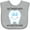 AC-Heather Grey, variant on Inktastic Dentist Rocks Tooth Boys or Girls Baby Bib
