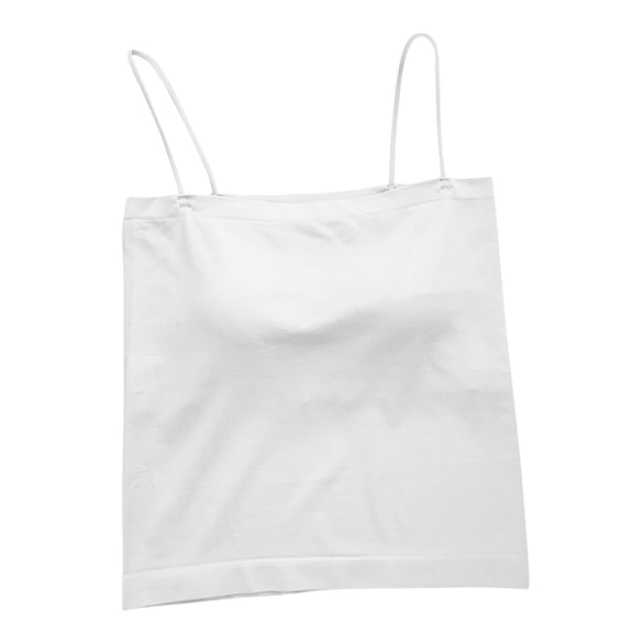 SHTXOZHI Cami Tank Tops for Women Stretch Straight Neckline Tops Solid Color Layering Basic Tanks with Built in Bra