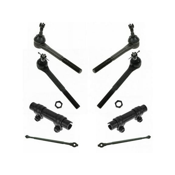 Tie Rod End and Center Link Kit 7 Piece - Compatible with 1988 - 1999 Chevy C1500 1989 1990 1991 1992 1993 1994 1995 1996 1997 1998