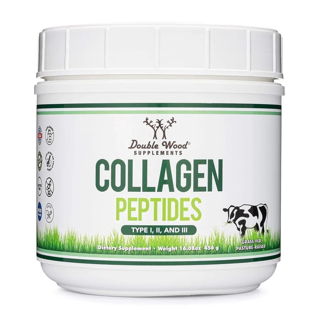 Double Wood | Collagen Peptides type I, II, and III 456 gr