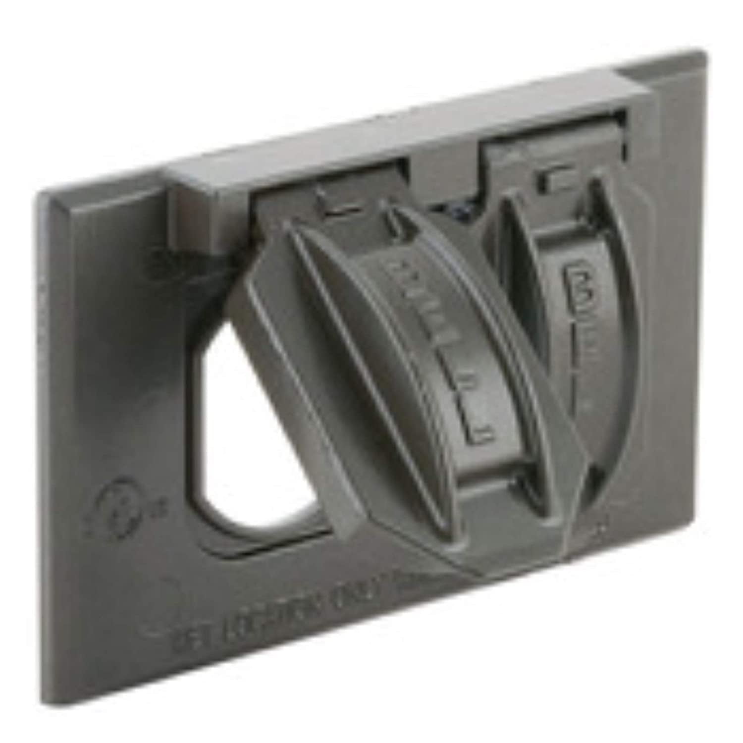 Bell Weatherproof Duplex Cover 1G Dev Mount Brz 51802