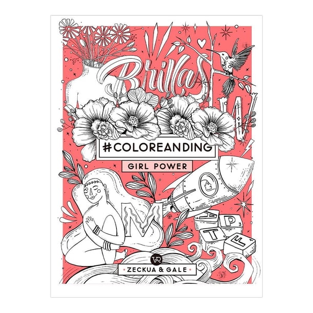 #coloreanding girl power VR Editoras Libro Tapa Blanda
