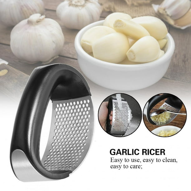 Prensa de Ajo de Acero inoxidable, Trituradore, Exrimidor, Herramiente de Cocina para Cocineros Caseros