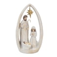 thumbnail image 1 of Figura de la Natividad de resina, adorno de la Sagrada Familia, estatua de María, José y el Niño Jesús, centro de mesa navideño religioso, regalo para cristianos, 1 of 8