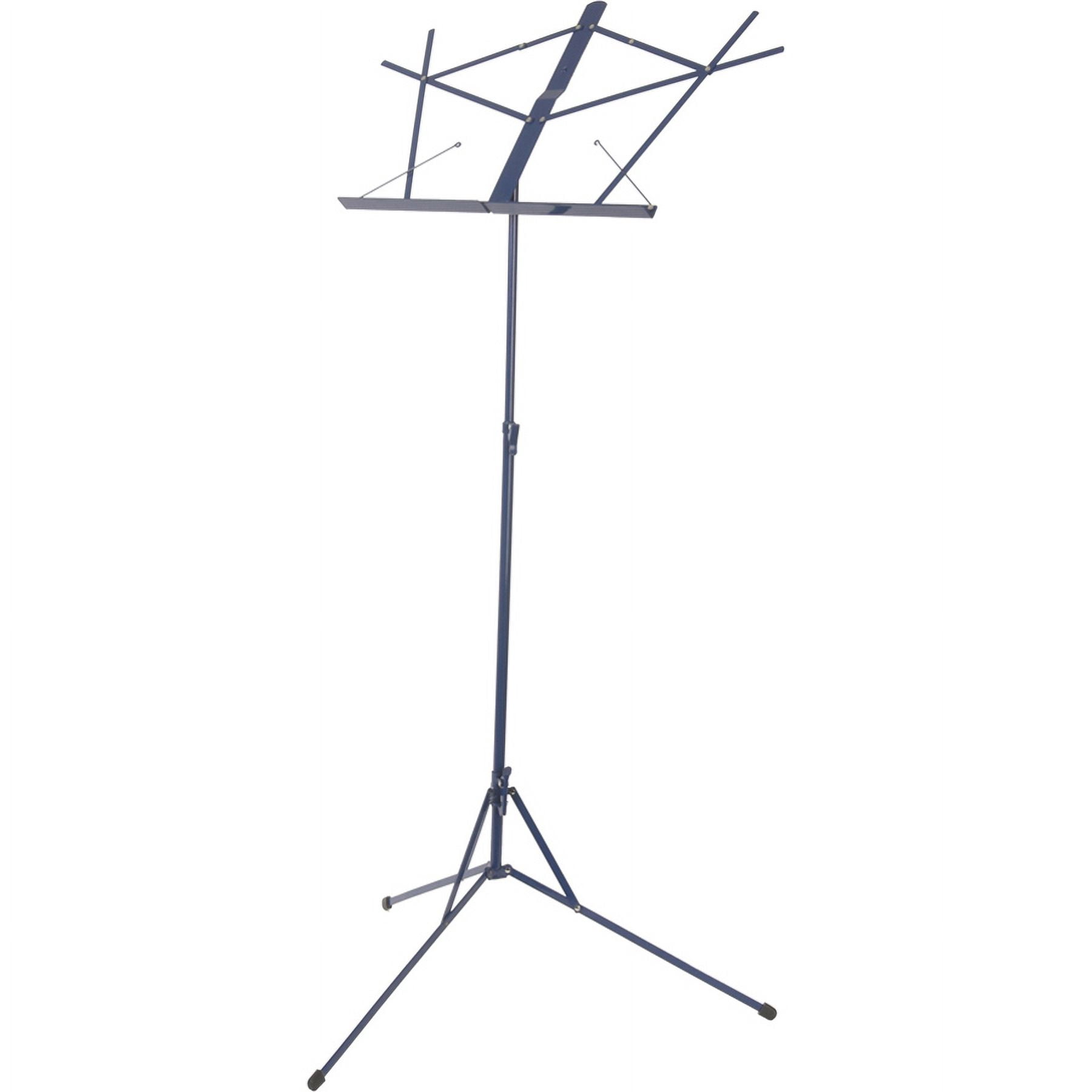 STRUKTURE SMS1-BL 3-Part Adjustable Music Stand W/Bag-GL