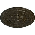 thumbnail image 3 of Ekena Millwork 26"OD x 3"P Vincent Ceiling Medallion (Fits Canopies up to 6"), Hand-Painted Stone Hearth Crackle, 3 of 5