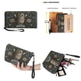 thumbnail image 3 of ZUXONGSY Owl Book Book Print Handbag with Large Capacity Makeup Bag Purse for Women PU Leather Top Handle Satchel Set with Fashion Cosmetic Pouch Purse Card Holder for Workout Dating, 3 of 5