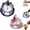 mix, variant on Ceramic Umbrella Tea Strainer, Umbrella Tea Infuser, Rotating Design Tea Diffuser, Blue and White Ceramic Porcelain Tea Infuser with Fine Micro-Pore Design and Drip Base for Mug and Teapot (Blue)