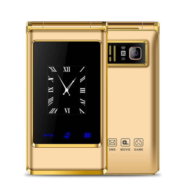 Teléfono Móvil Con Tapa 2G Gsm, Llamada De Emergencia, Teléfono Inteligente Con Tarjeta Dual, Botón Grande, Teléfonos Móviles Con Linterna, Batería De 6800Ah, Auricular Para Personas Mayores Vogacara EL016696-06
