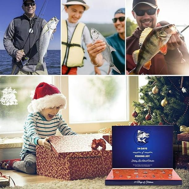Justharion Fishing Equipment Advent Calendar 24 Days Of Wonderful Gifts  Realistic Appearance 